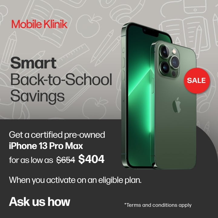 Get a certified pre-owned iPhone 13 Pro Max for as low as $404