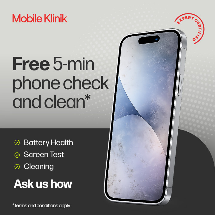 Free 5-min phone check and clean*