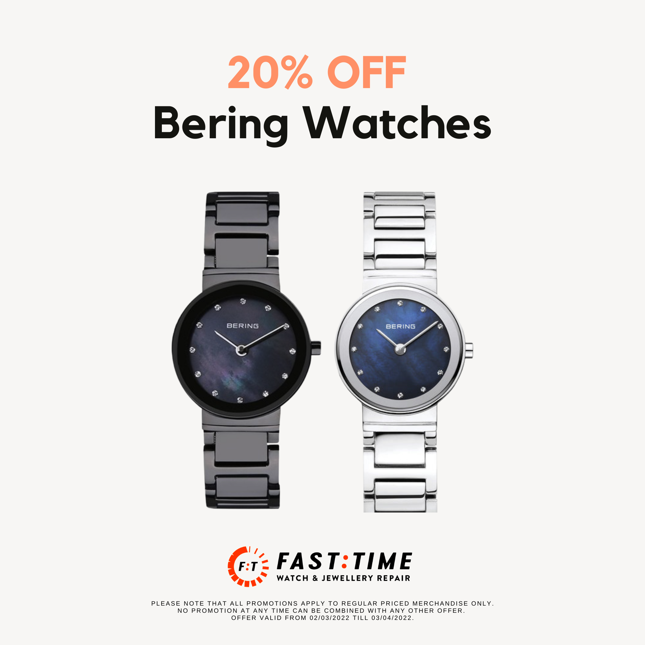 Fast Time Watch and Jewellery Repair Sudbury New Sudbury Centre