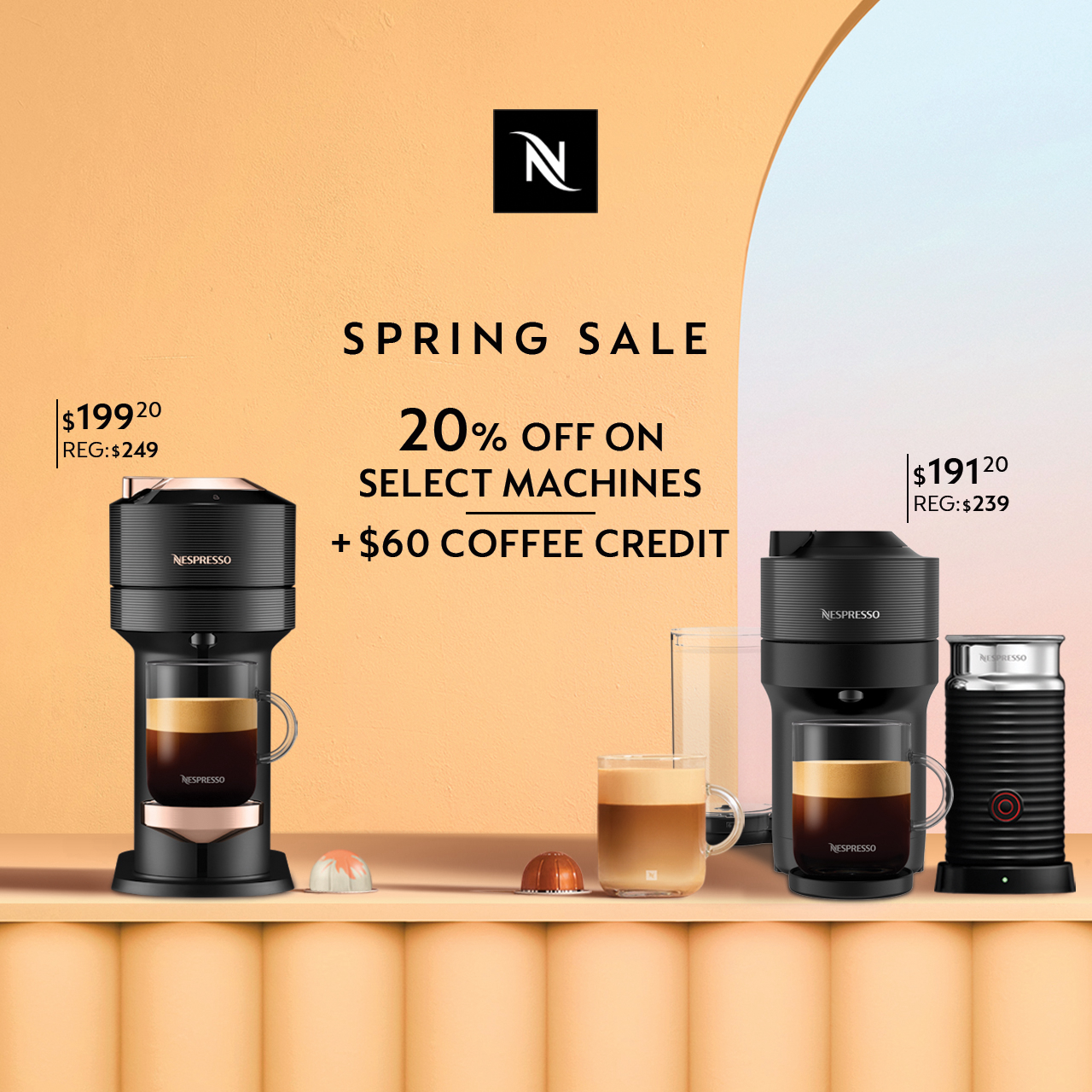 Nespresso online store sale