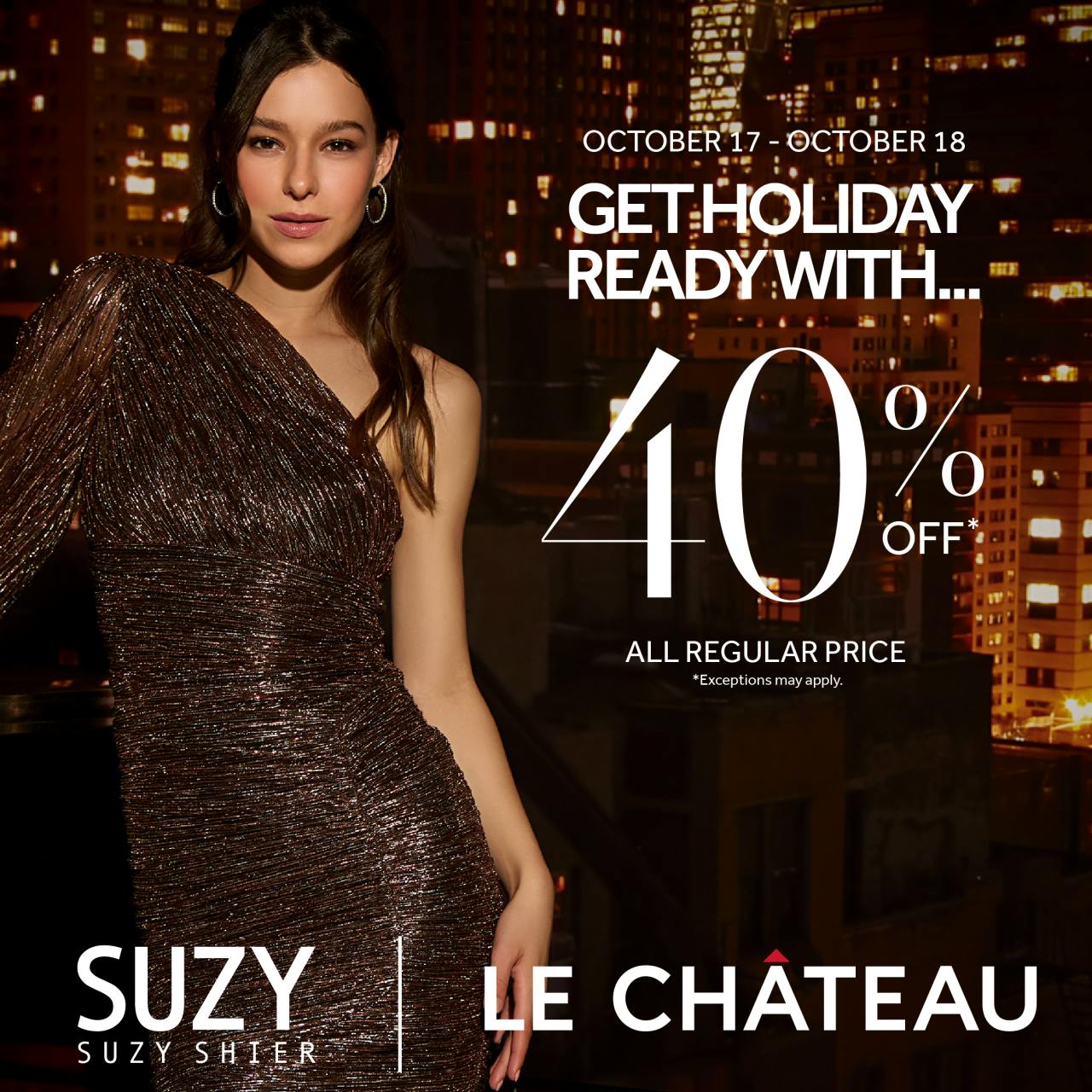 Suzy Shier Le Chateau Waterloo Conestoga Mall