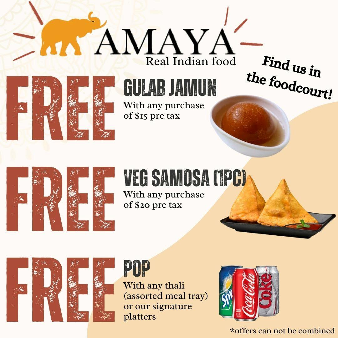 Get More with Every Bite at Amaya! 🍛✨