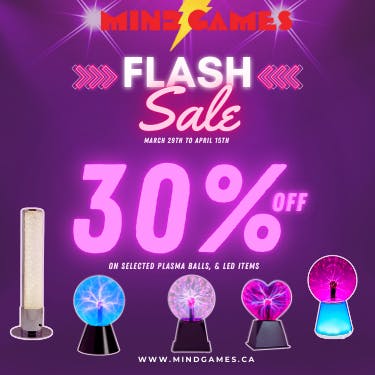 30% Off on Plasma Balls and LED Neon Items!
