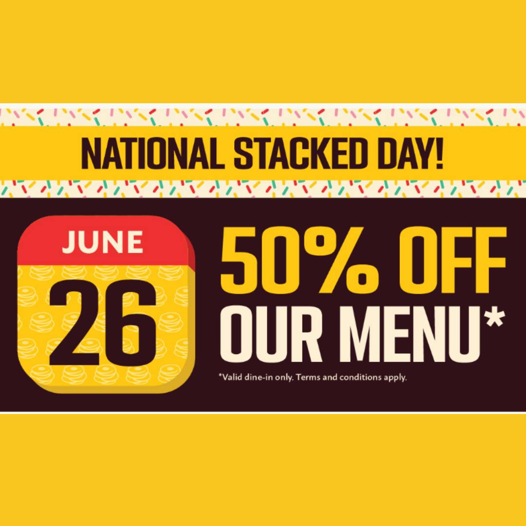 50% OFF Our Menu