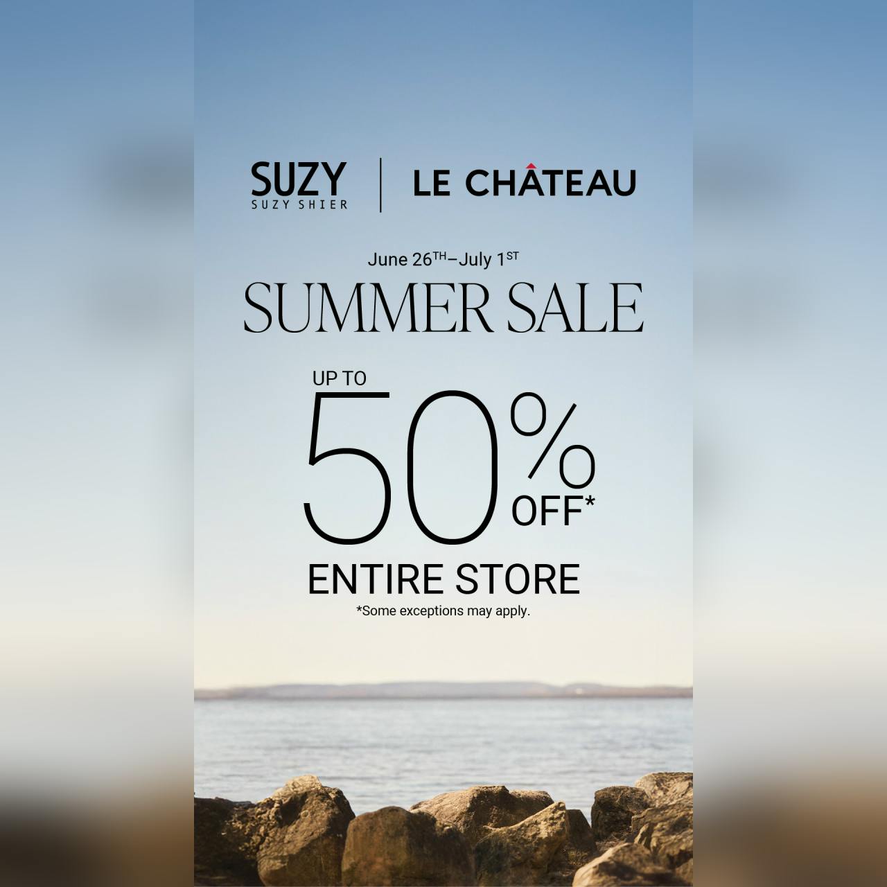 Up to 50% Off Entire Store