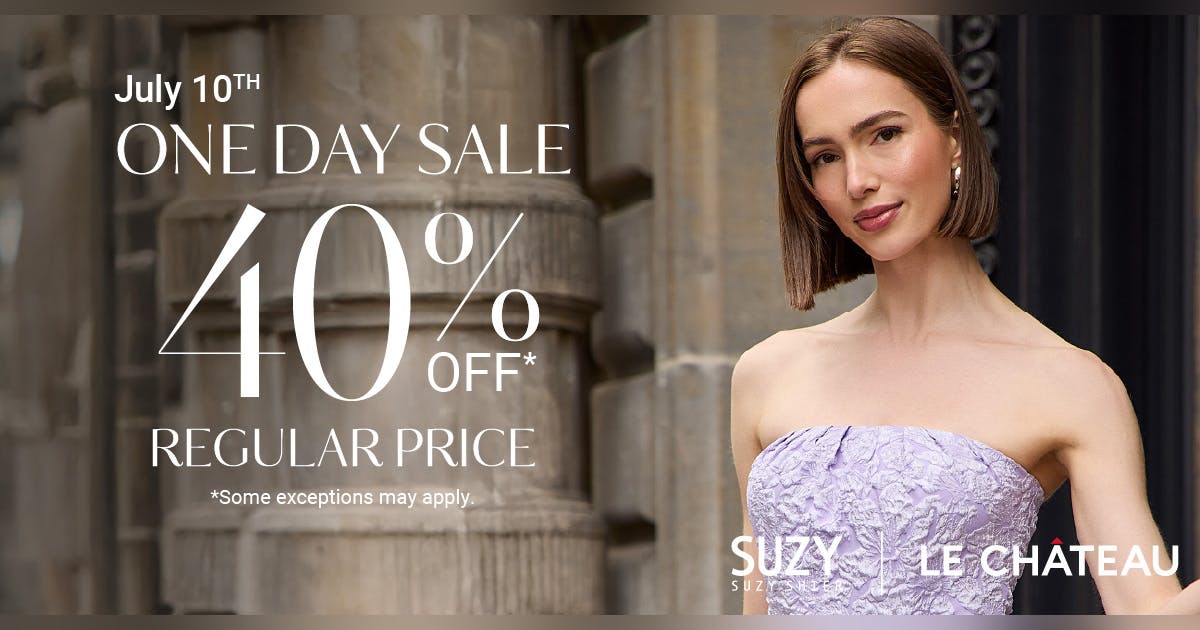 40% OFF ONE DAY SALE
