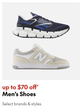 Up to $70 Off Men's Shoes