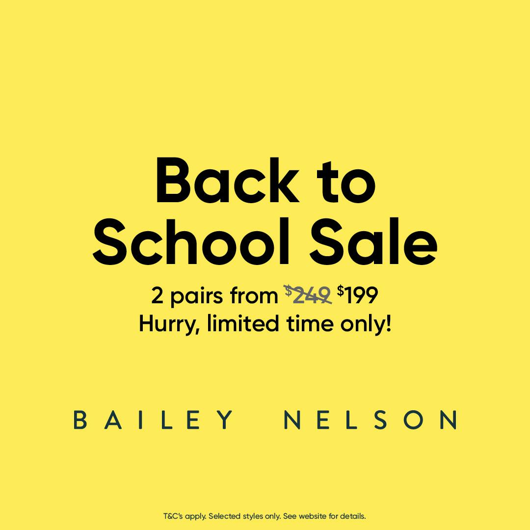 Back to School Sale