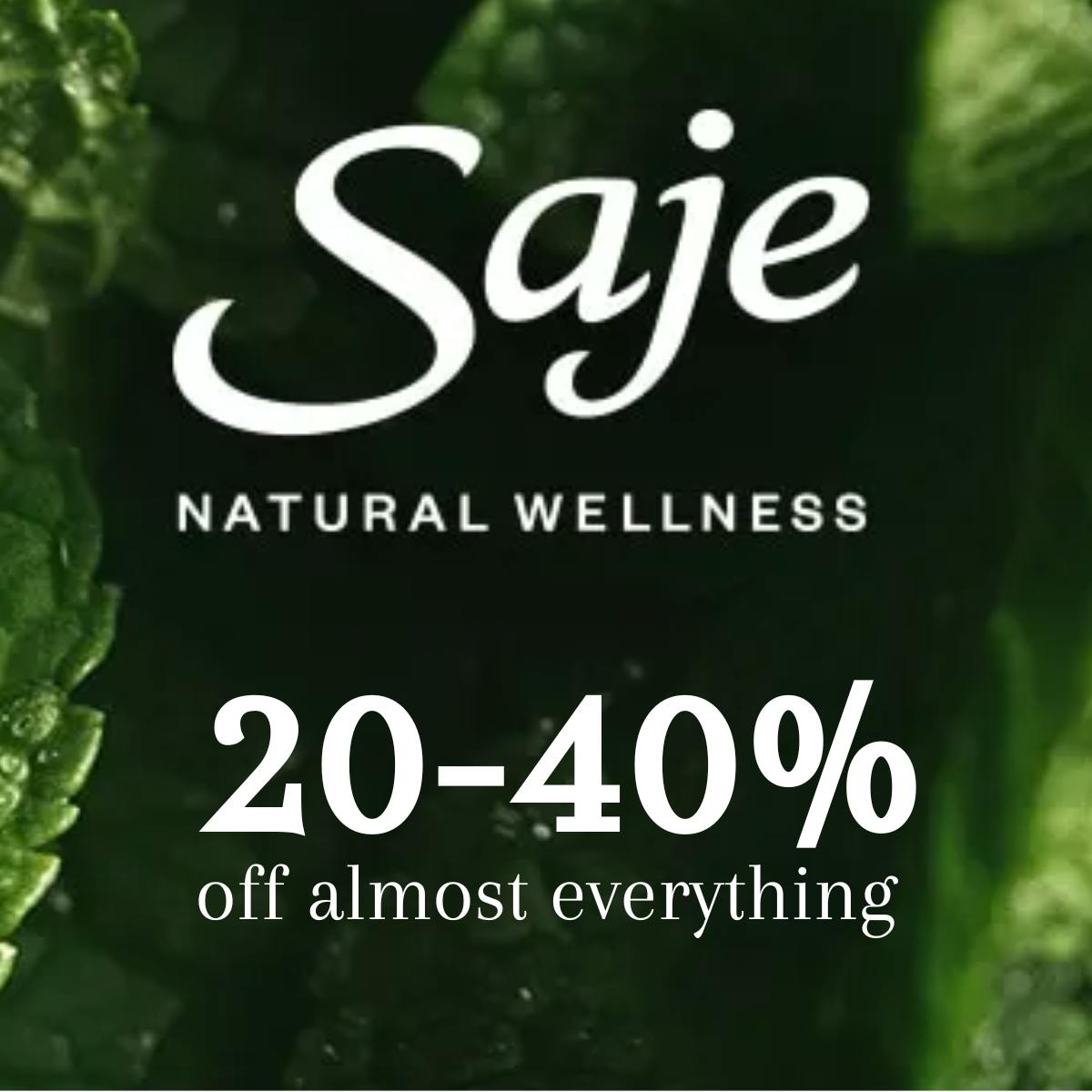 Fall Sale 20% to 40% Off Almost Everything 