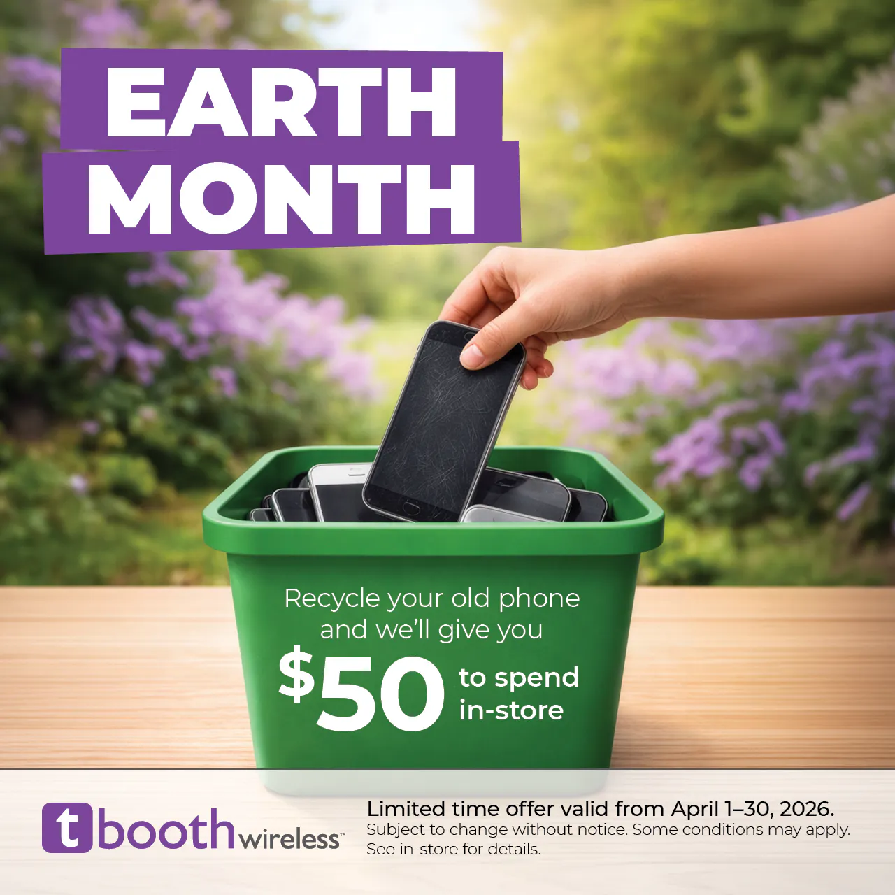 EARTH MONTH: Recycle your old phone