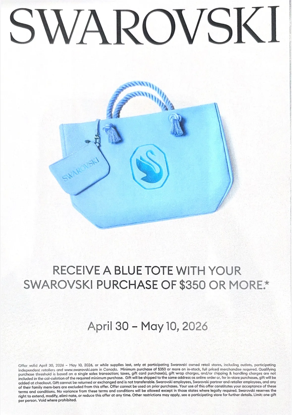 ✨ Swarovski Gift With Purchase Event ✨