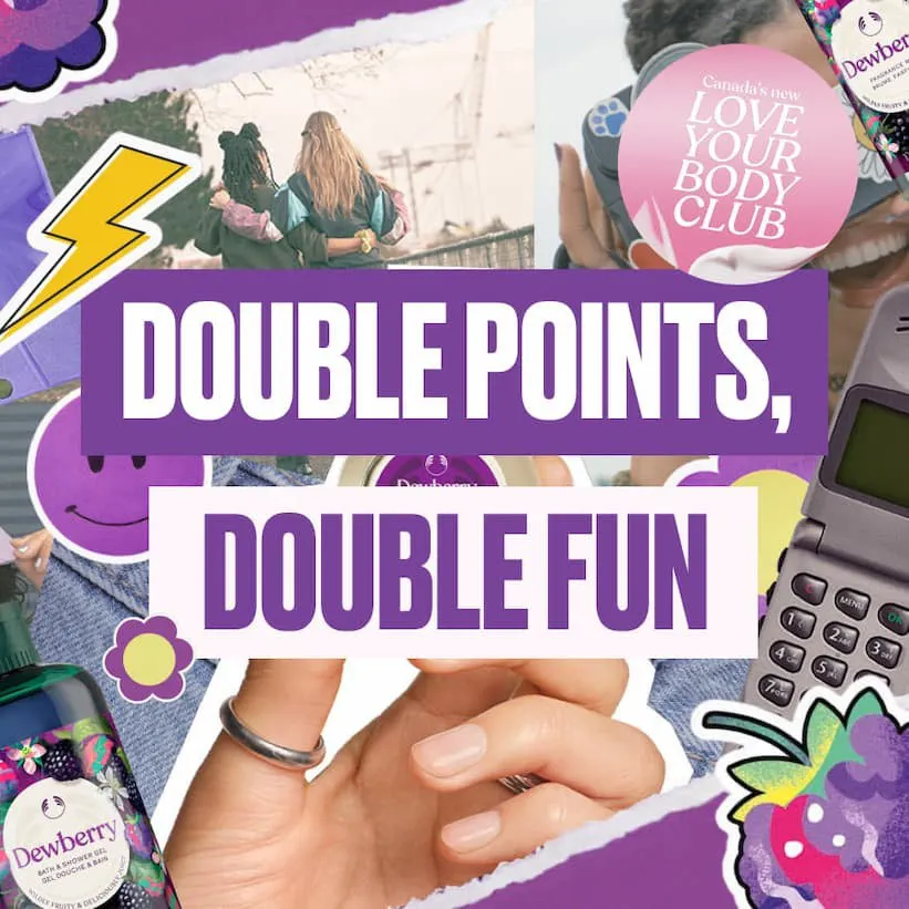 2x Points Your Points on Dewberry