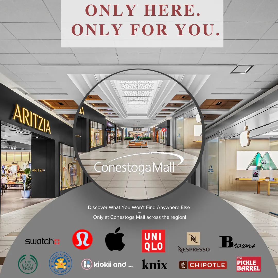 ✨ Only at Conestoga Mall: Unique Brands You Won’t Find Anywhere Else! ✨