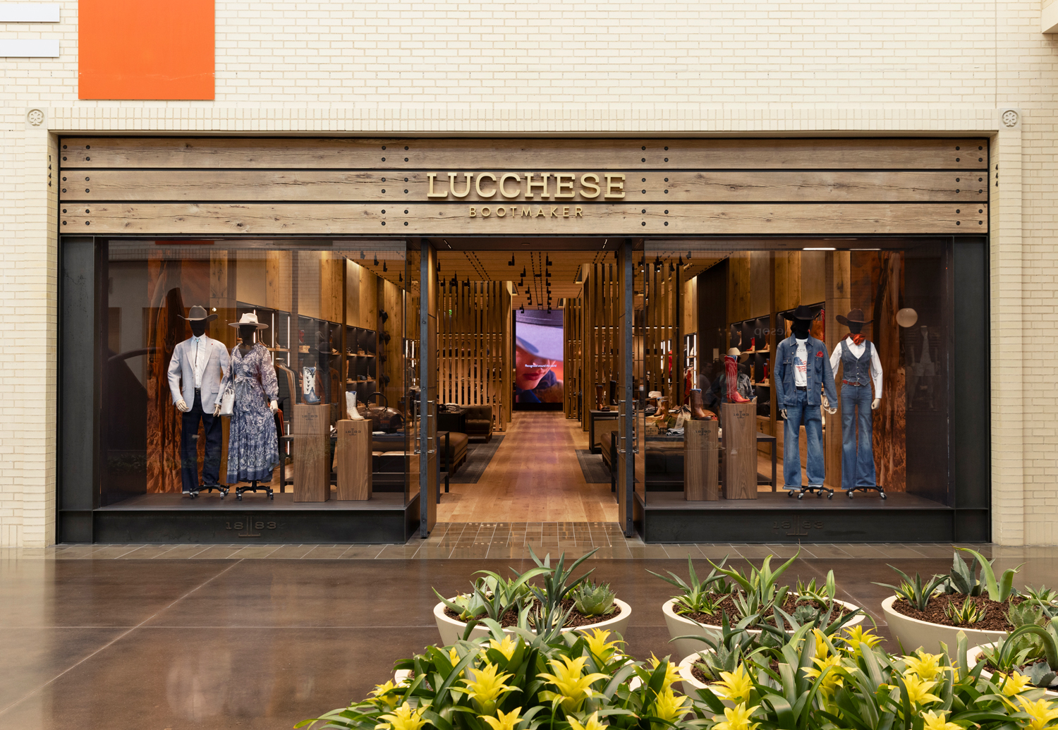 Lucchese storefront at NorthPark Center
