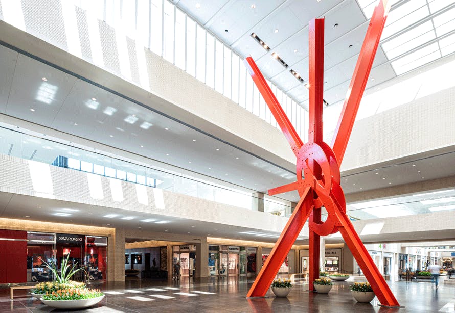 Di Suvero- In Situ (North Park Mall, Dallas)  North park, Sculpture art,  Abstract sculpture