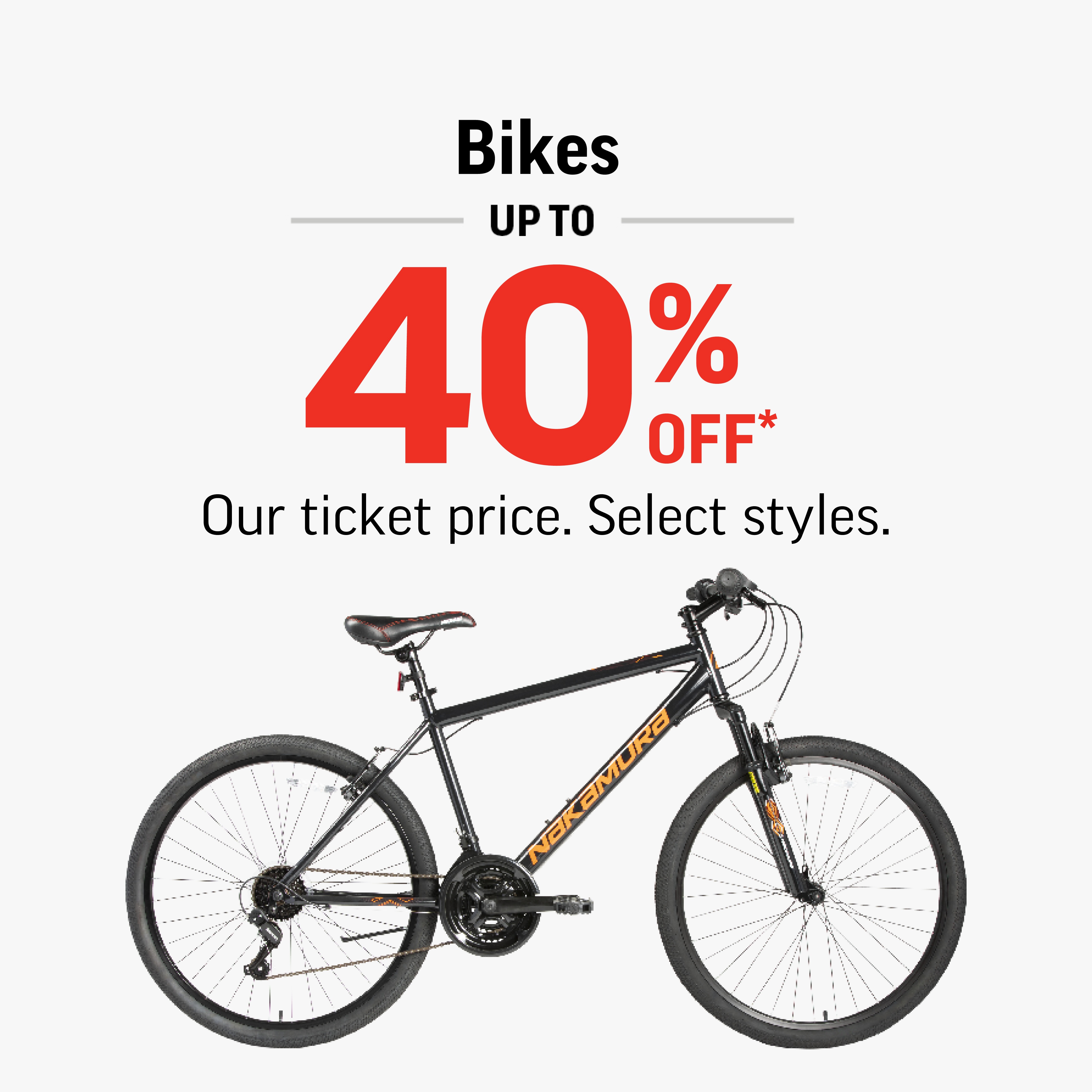 Sport Chek Bikes Up To 40 Off! Orillia Square Severn