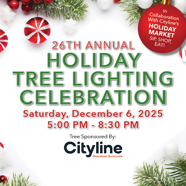 26th Annual Holiday Tree Lighting Celebration (Saturday, December 6, 2025, 5:00 PM - 8:30 PM), Tree Sponsored By: Cityline