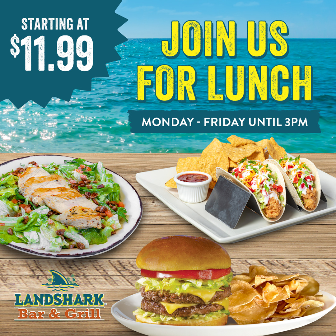 $11.99 lunch at landshark