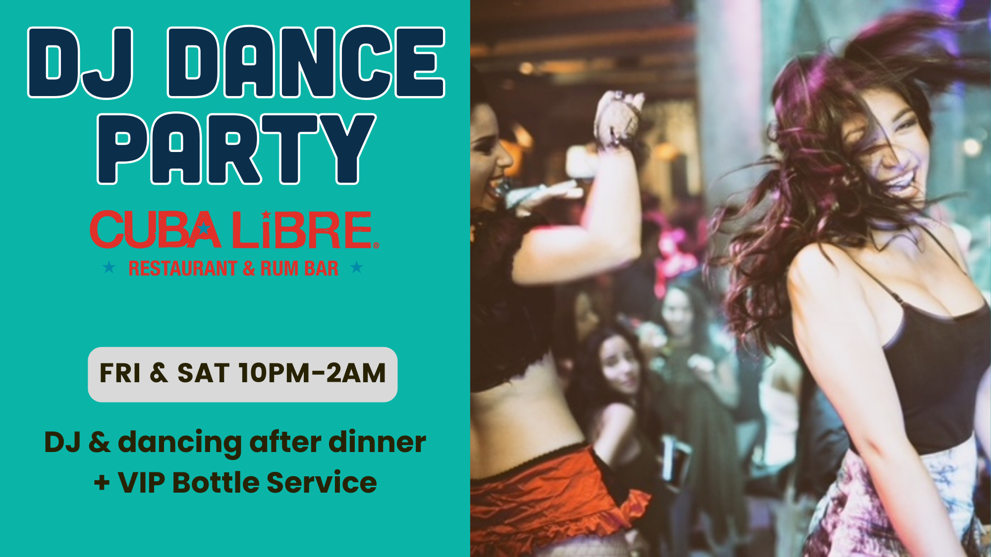 Cuba Libre Restaurant & Rum Bar | DJ Dance Party at Cuba Libre