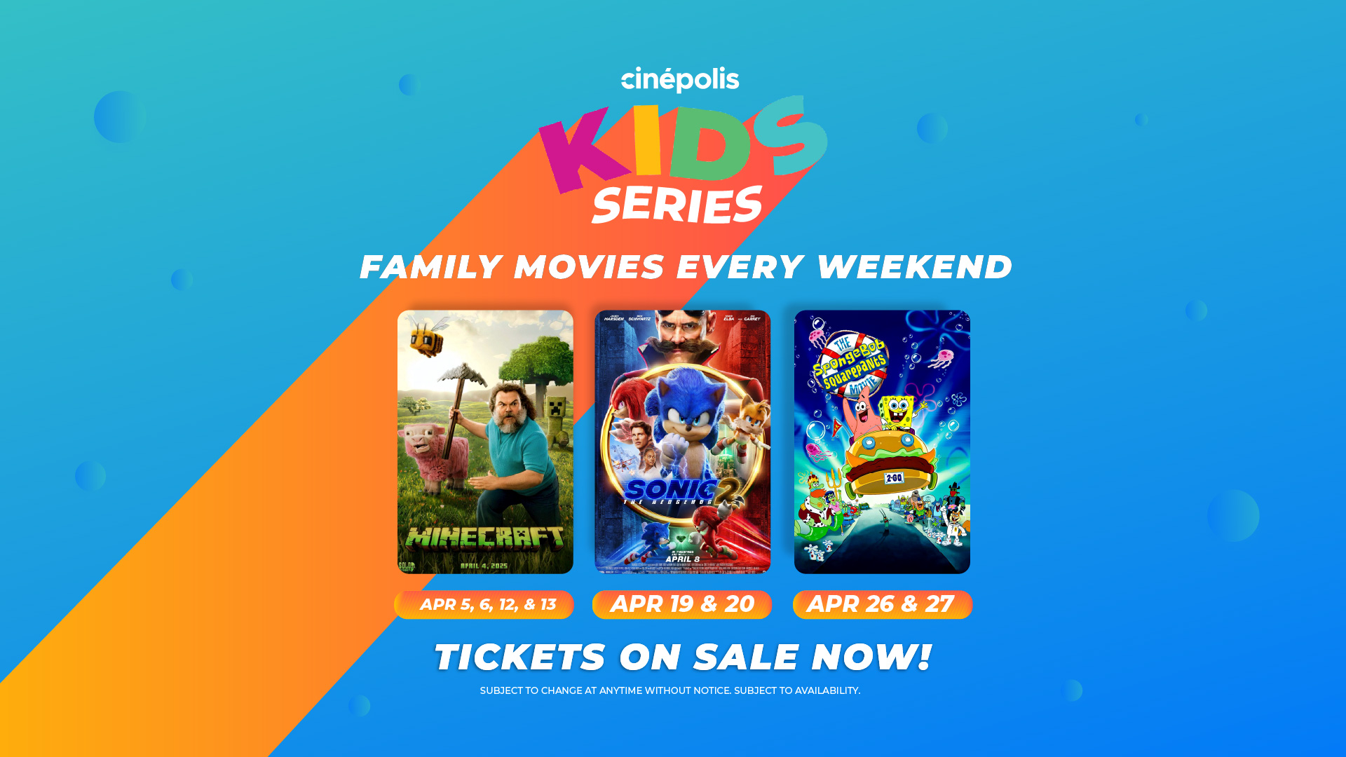 April Kids' Series!