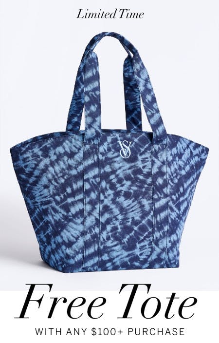 Victoria #39 s Secret FREE TOTE WITH ANY $100  PURCHASE Cherry Creek