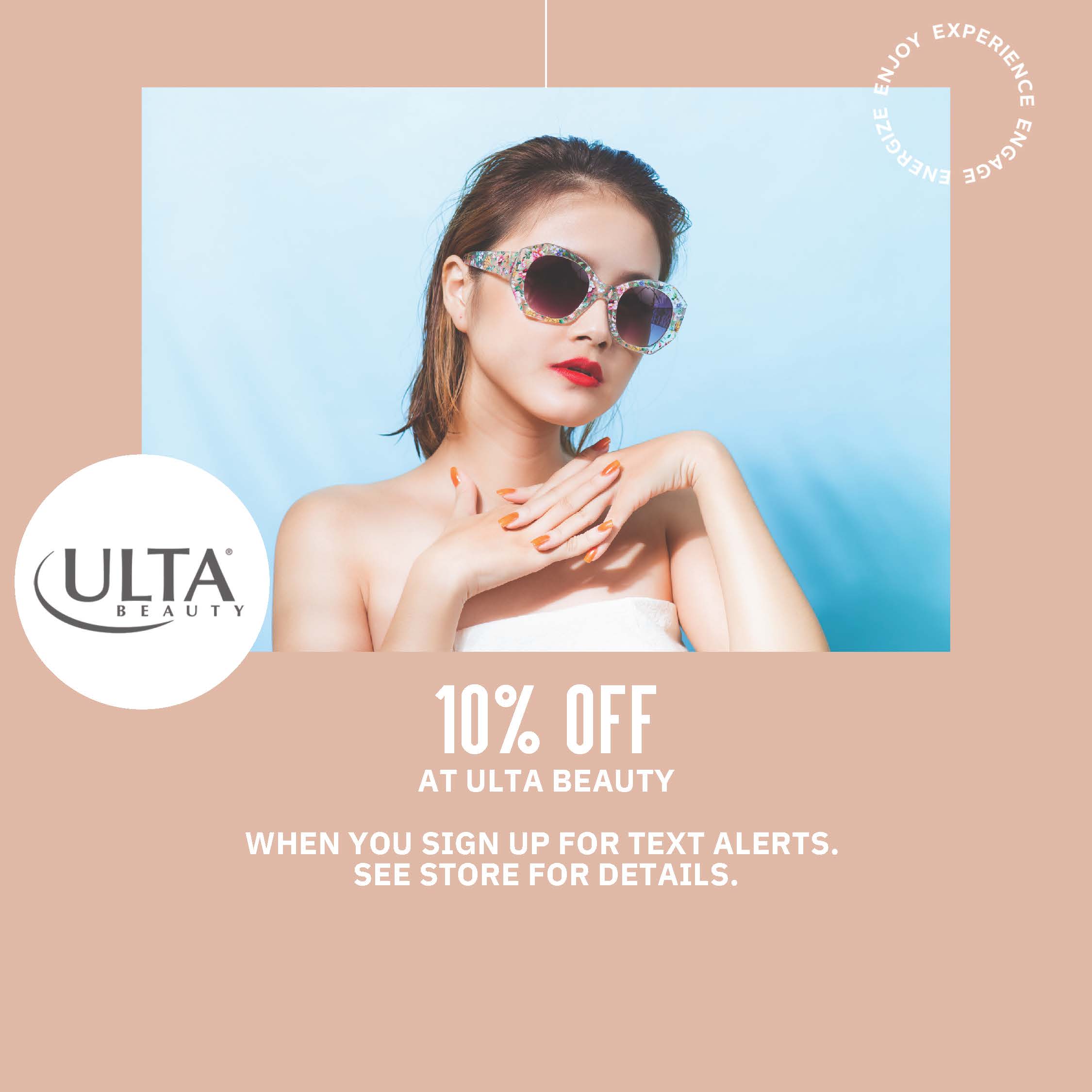 10% off at Ulta Beauty