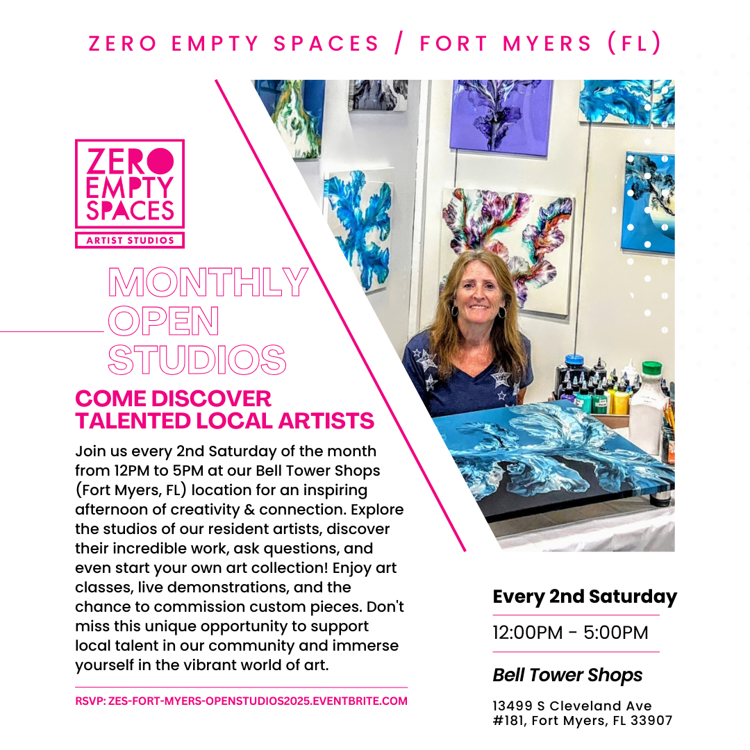Zero Empty Spaces - Monthly Open Studios