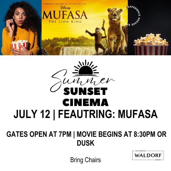 Mufasa The Lion King July Summer Cinema