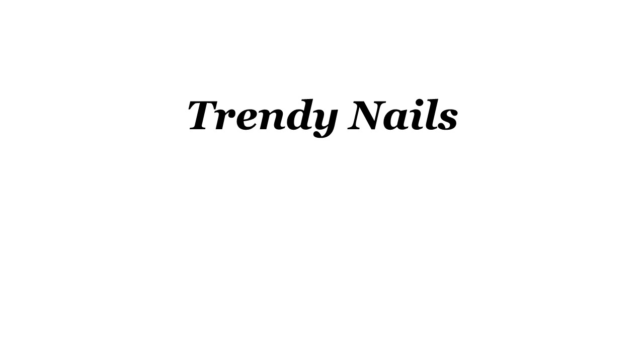 Brand logo for Trendy Nails