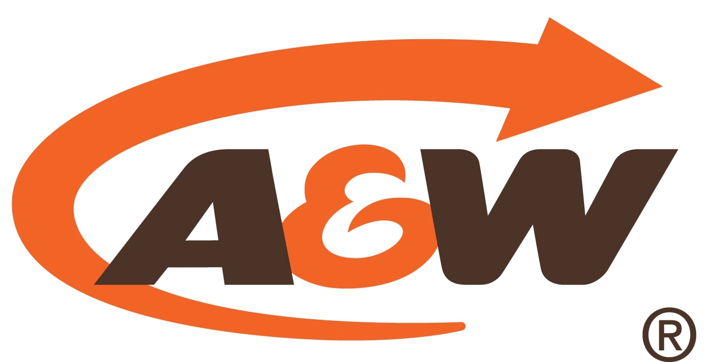 Store branding logo for A & W
