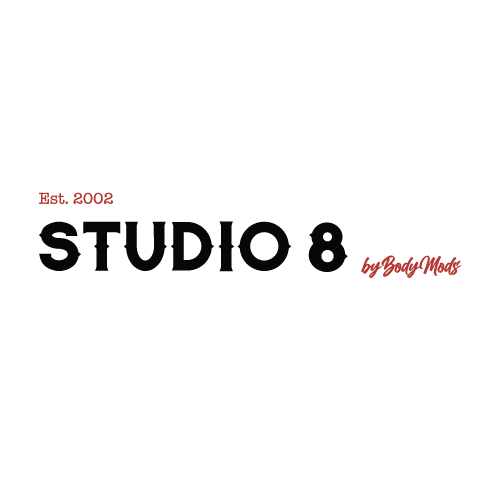 Store branding logo for Studio 8 by BodyMods