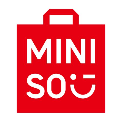 Store branding logo for Miniso