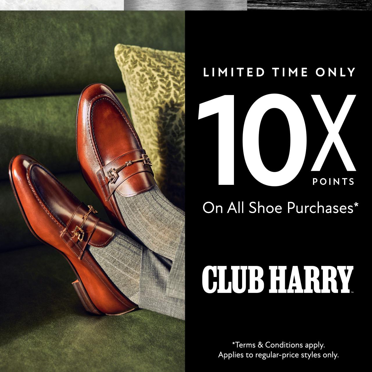 10x POINTS ON SHOES! 