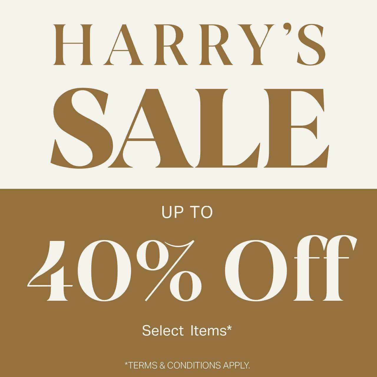 Harry’s Sale 