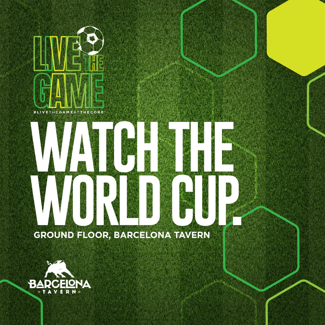 Watch the World Cup at Barcelona Tavern!