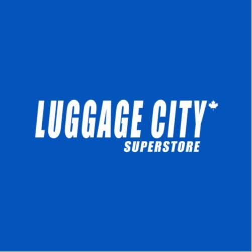 Store branding logo for Luggage City