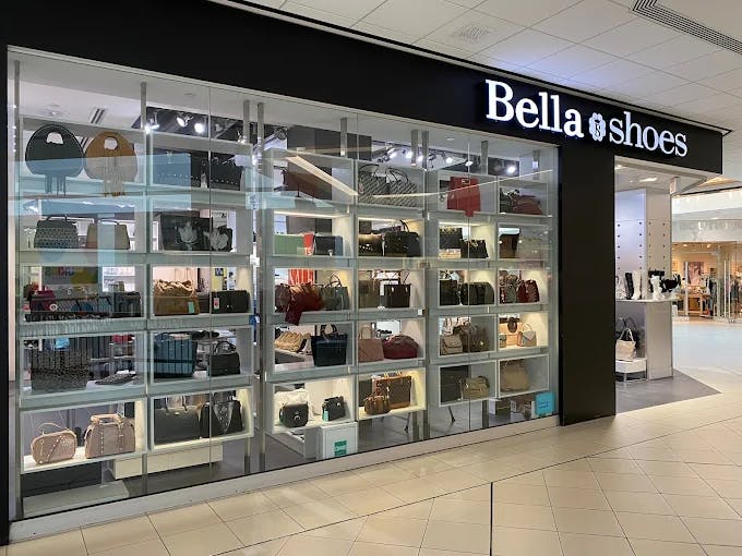 Brand logo for Bella Shoes which will redirect you to store details page.