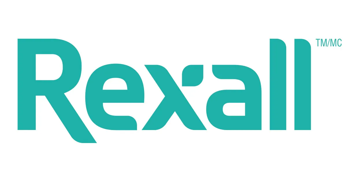 Store branding logo for REXALL