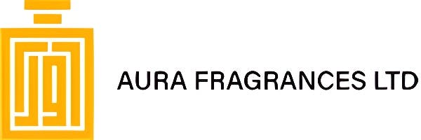 Brand logo for Aura Fragrances which will redirect you to store details page.