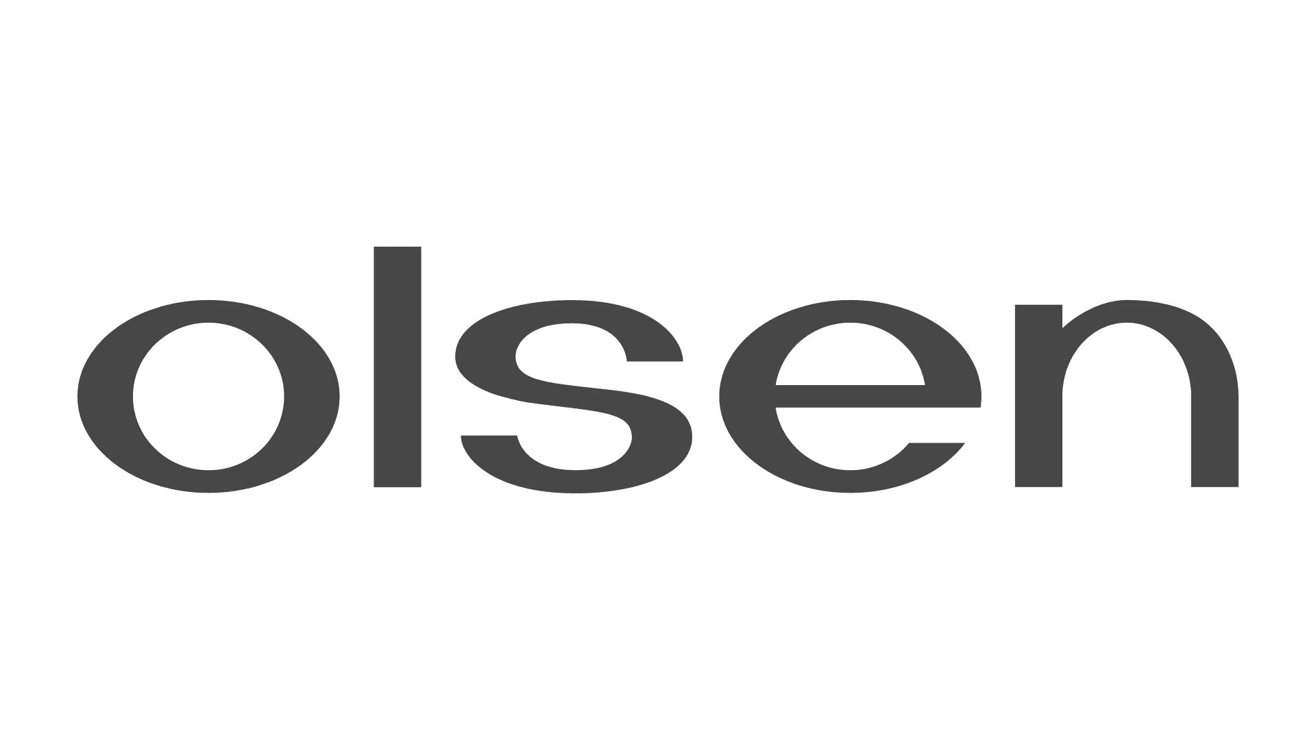 Store branding logo for Olsen
