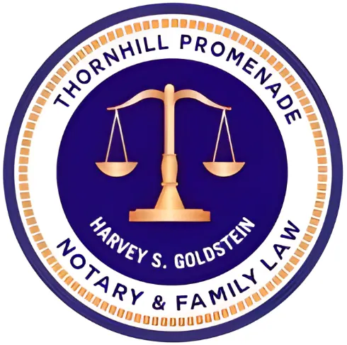 Store branding logo for Thornhill Promenade Notary & Family Law